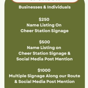 $1,000 Cheer Station Sponsorship